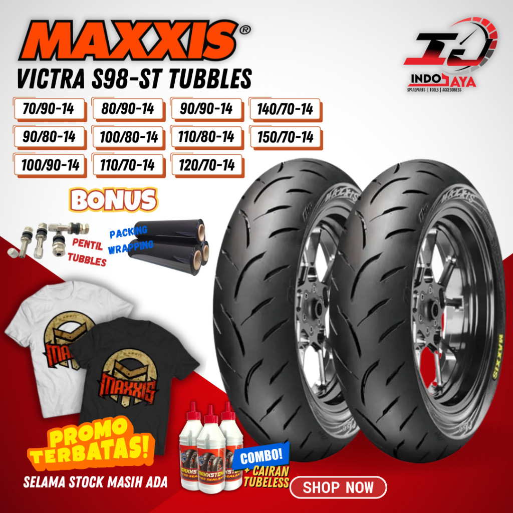(FREE PENTIL + WRAPPING) BAN MAXXIS VICTRA TUBELESS (70/80 - 70/90 - 80/90 - 90/90 - 100/90 - 100/80