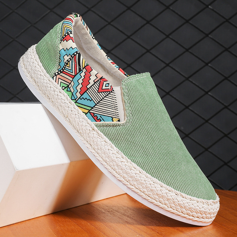 [OOS] Sepatu Slip On Pria Model Keren Motif Unik Buat Nongkrong Kualitas Premium -331