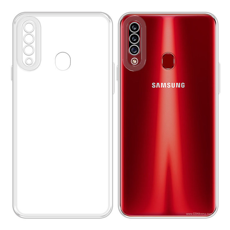Original Case Full Cover Samsung Galaxy A20S Softcase Silikon Transparan Premium