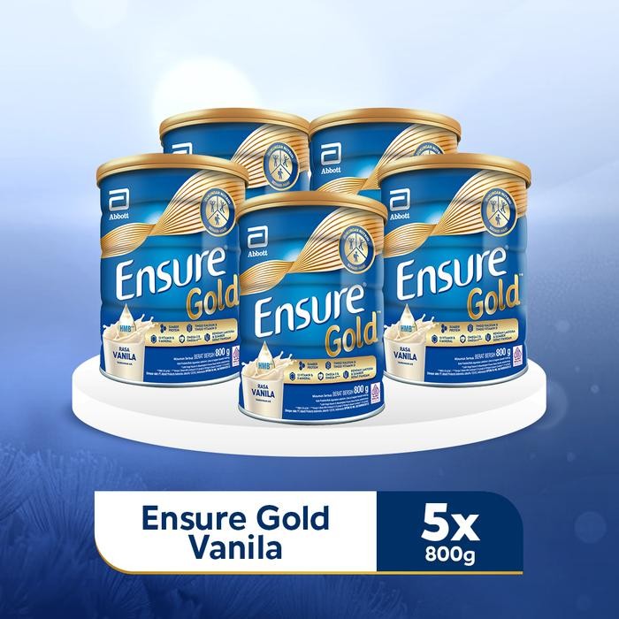 

Ensure Gold HMB Vanila 5x800g - Nutrisi Dewasa