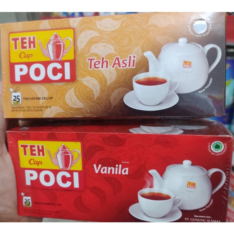 

Teh Poci POCI Celup 25s Rasa Original Vanila Melati - ARM