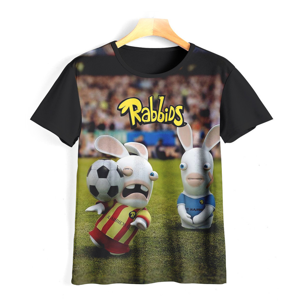 Kaos Rabbids Keren dan Adem | Kaos Kartun Raving Rabbids Anak | 055KD066 Rabbids