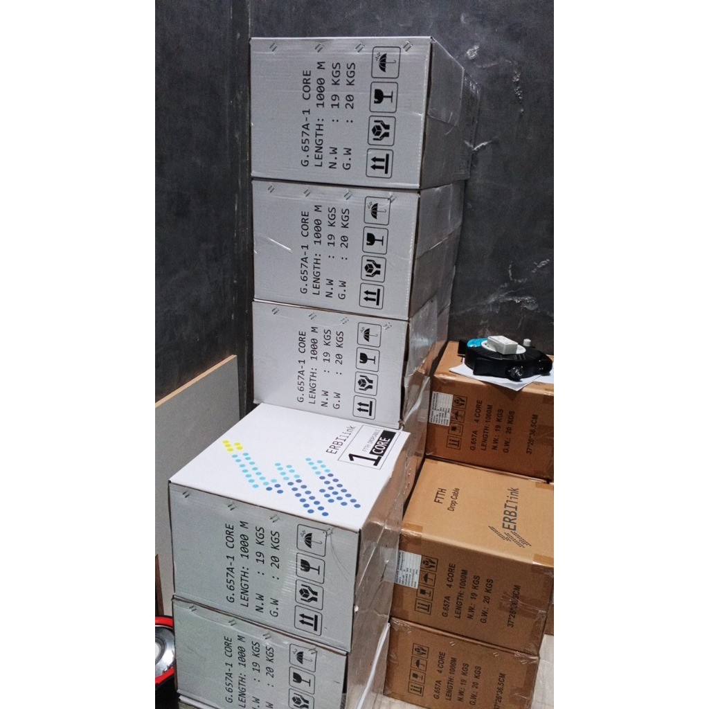 Drop Cable  1 CORE 3 SELING Erbilink PREMIUM QUALITY 1000m | DC 1 Core  3S Kabel FO Drop CoreXnxx