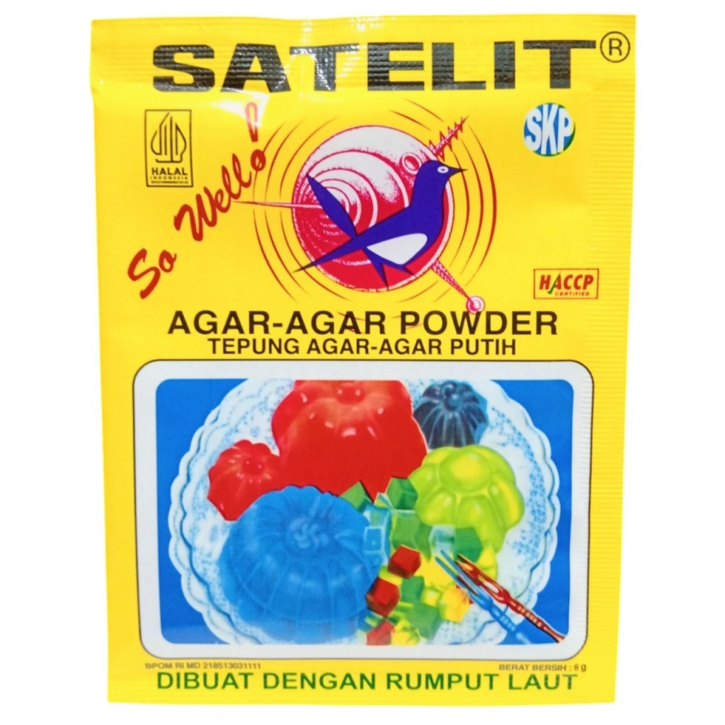 

[Powder] Satelit So Well Bubuk Agar-agar Putih 6gr