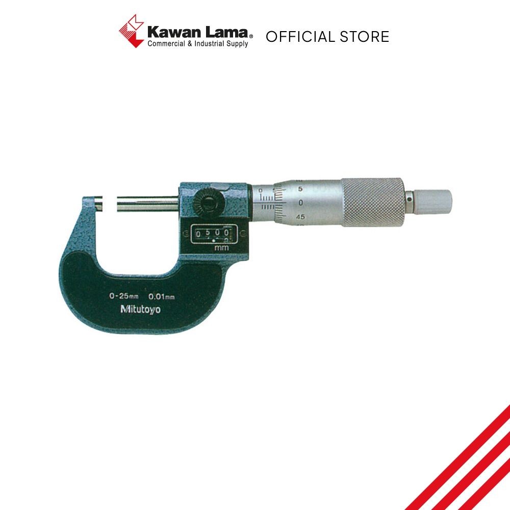 KLS Mitutoyo Mikrometer Luar Digital 25/0.01 Mm 193-101