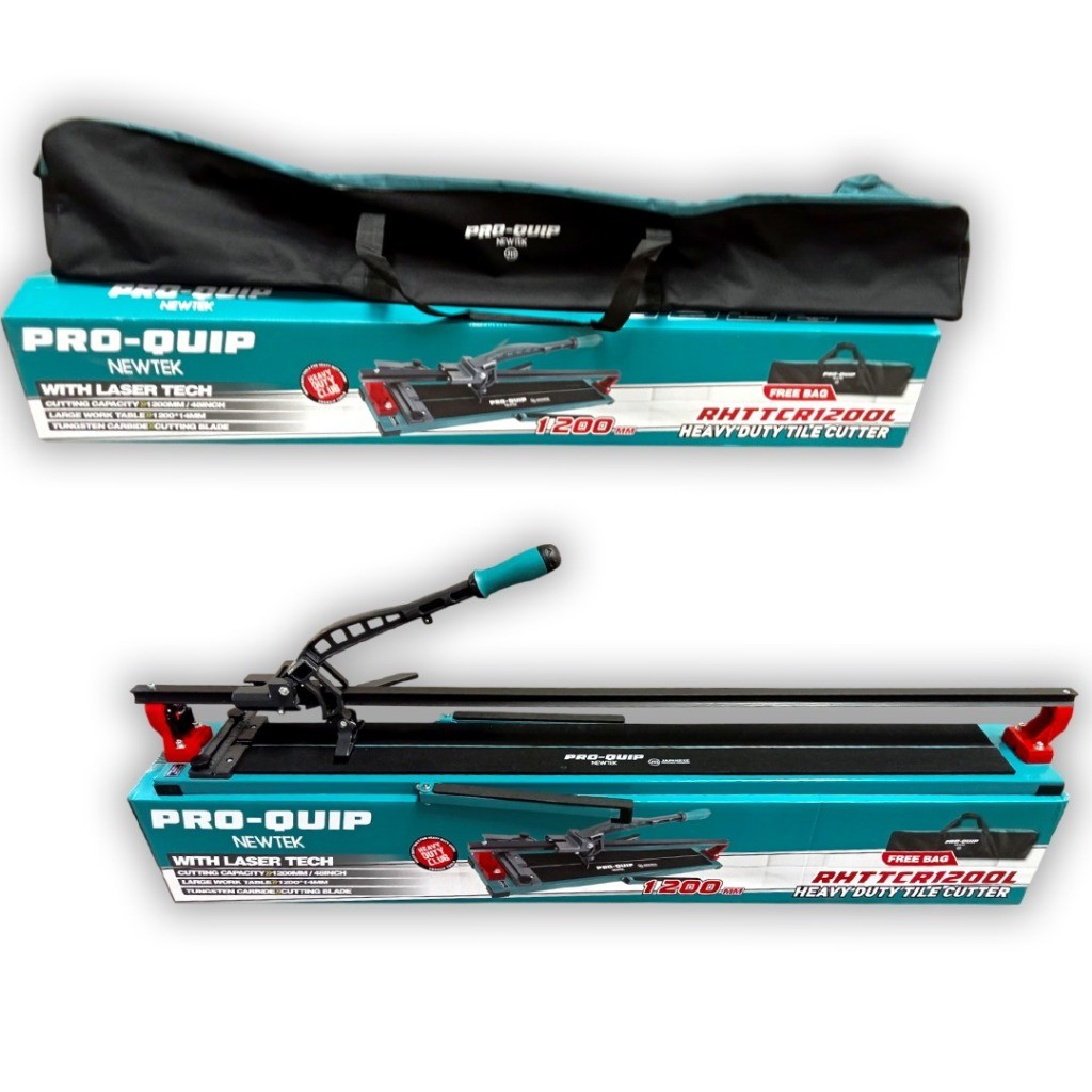 PRO-QUIP MEJA POTONG KERAMIK GRANIT (LASER) 1200 MM / Mesin Potong Keramik Granit Manual Laser Proqu