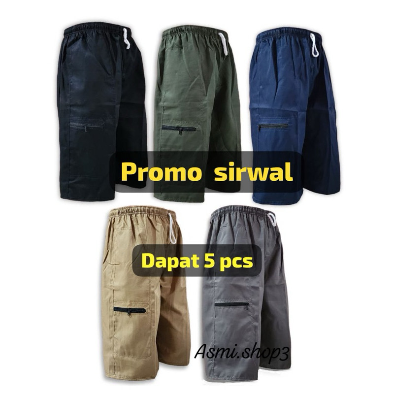Celana Pendek 7/8 Pria Celana Pendek Sirwal Celana Pendek Bapak Bapak Celana Pendek Komprang Celana 