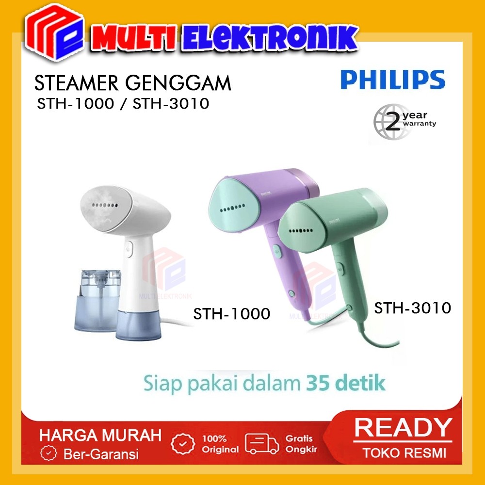 Philips Setrika Uap Genggam - Handheld Steamer Philips STH1000 / STH3010