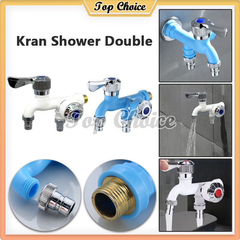 Kran Shower Double / Kran Cabang Shower / Kran Cabang 2 Double Shower