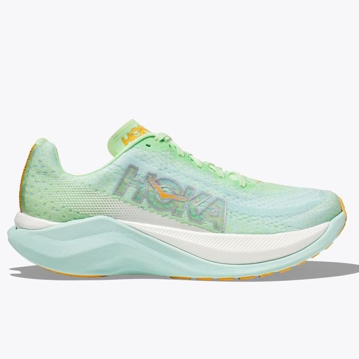 Sepatu Hoka One One Mach X / Lime Glow / Running Shoes Men's