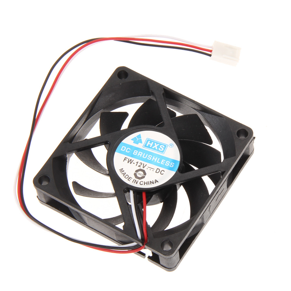 Computer Case Cooler DC 12V 7cm 70mm CPU VGA Cooling Cooler Fan 3Pin PC Case  assis Fans Oil Bearing