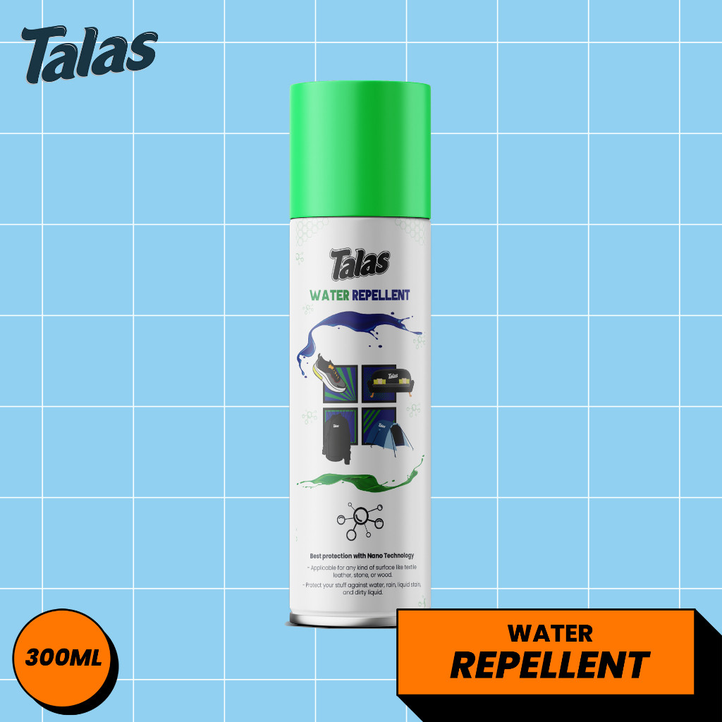 Talas Water Repellent 300ml - Spray Anti Air Efek Waterproof Universal Hydrophobic Sepatu Tenda Tas