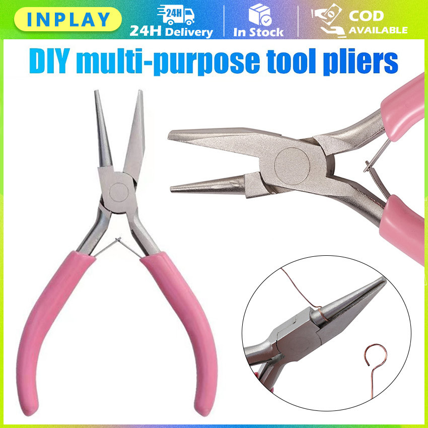 Tang Loop Kawat Pembulat Handmade / Tang Umpan Pink Concave Bulat untuk Kawat Metal