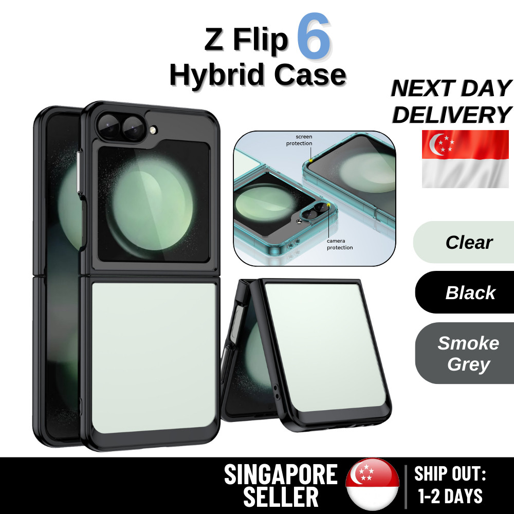 (SG) LionShield Samsung Z Flip 6 Hybrid Case Casing Galaxy Phone Z Flip6 Cover