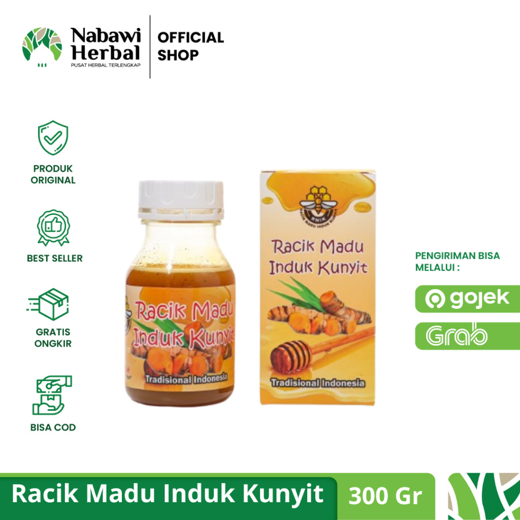 

RACIK MADU INDUK KUNYIT - Madu Lambung Maag Kronis dan Gerd 300gr | MajaHerbal