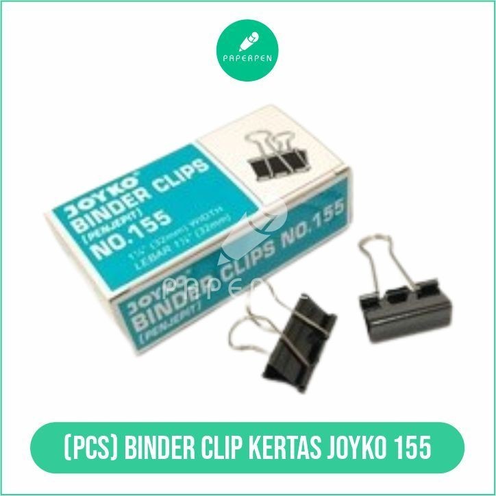 

(SN.ATK) (Pcs) Binder Clip Kertas Joyko 155