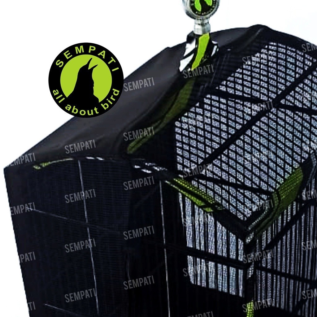 RK SEMPATI Krodong Sangkar Kotak No 2 Bahan Loto Plus Transparan 3 Sisi Tebal Kerodong Krodong