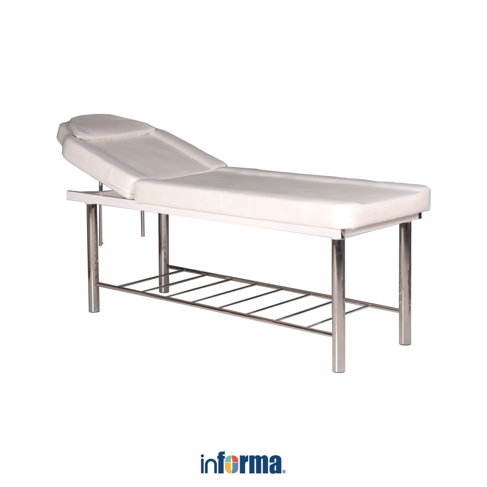 Informa Monty Tempat Tidur Facial - Putih Kasur Salon Ranjang Perawatan Wajah Kilinik Kecantikan Fac