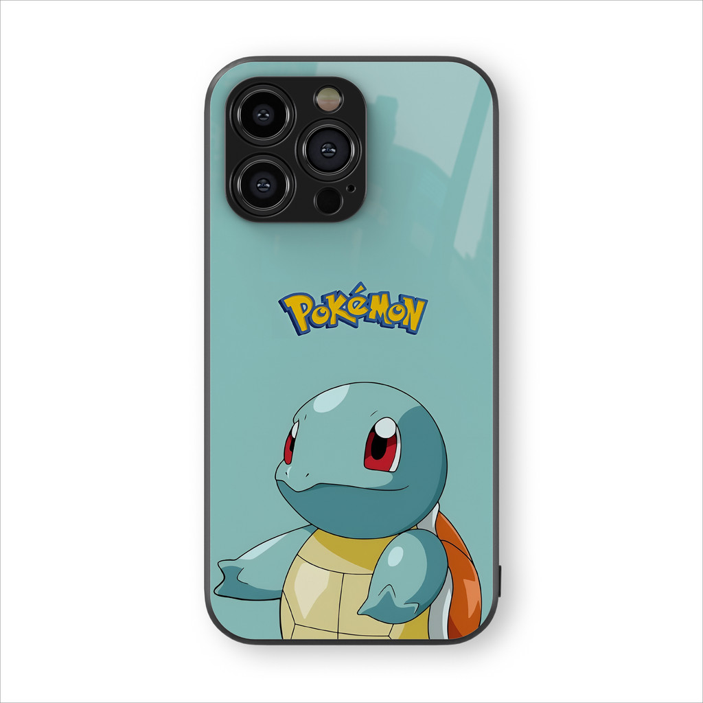Casing HP Glossy Pokemon Squirtle Android & iPhone 7/8/xr/x/xs/11/12/13/14/plus/pro/max/promax/Mini/
