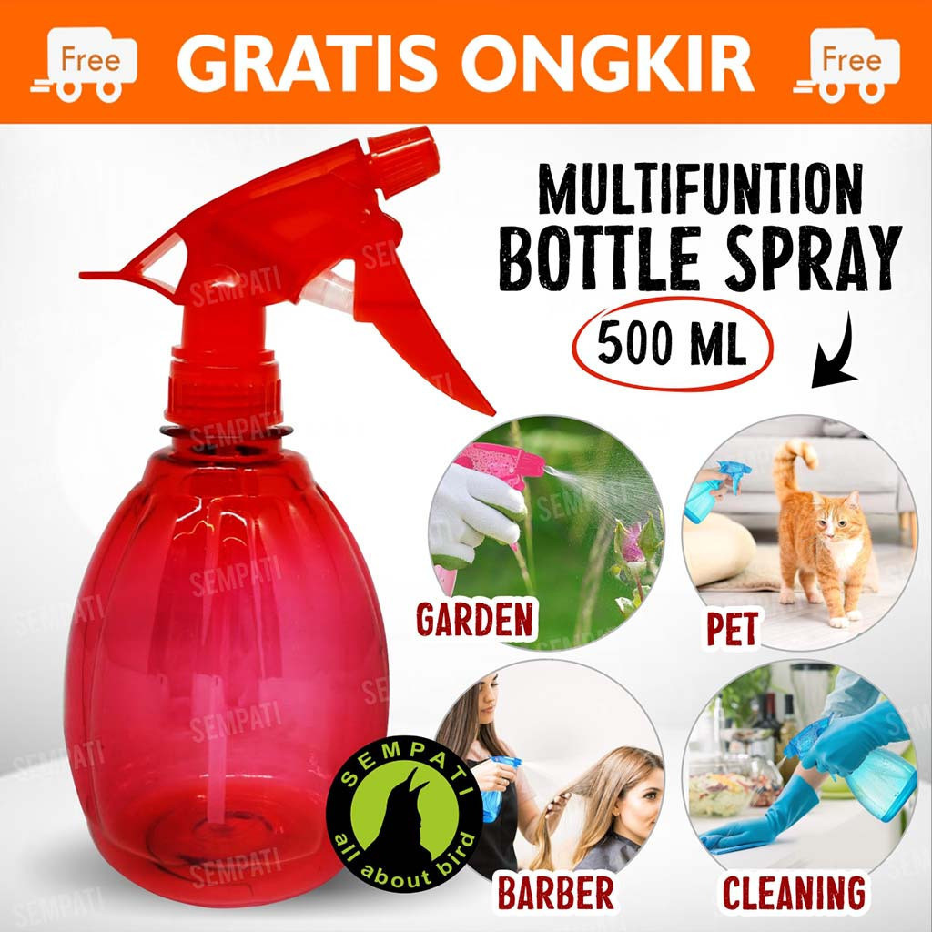 SEMPATI SEMPATI BOTOL SEMPROTAN TANAMAN SPRAY AIR MANDI BURUNG BULAT MEREK VIOLET