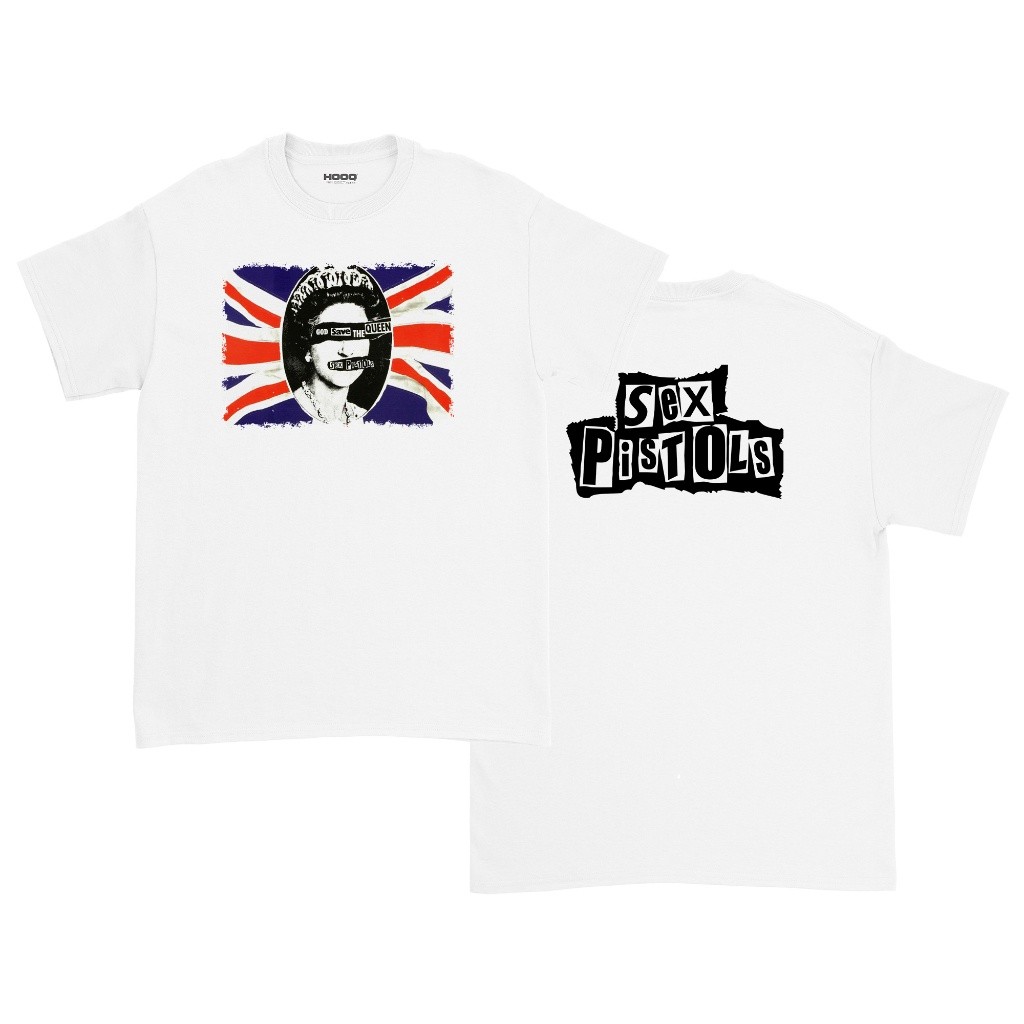 KAOS BAND SEX PISTOLS GOD SAVE THE QUEEN FLAG / UNISEX / GILDAN / MUSIC TEE