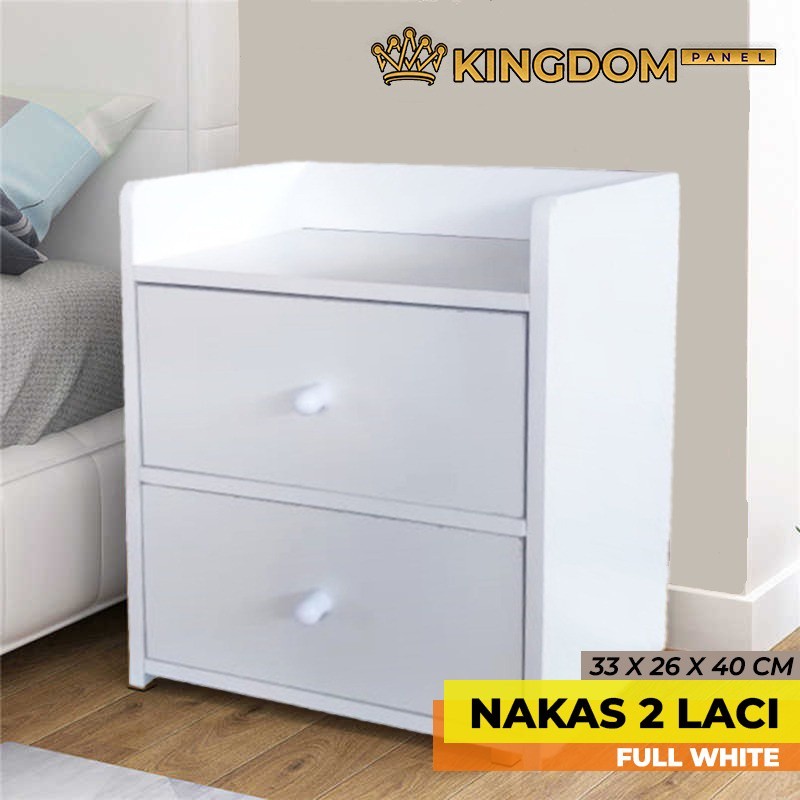 

__(( Meja Nakas Putih Kamar Tidur MODY Minimalis / BEDSIDE TABLE ___(((