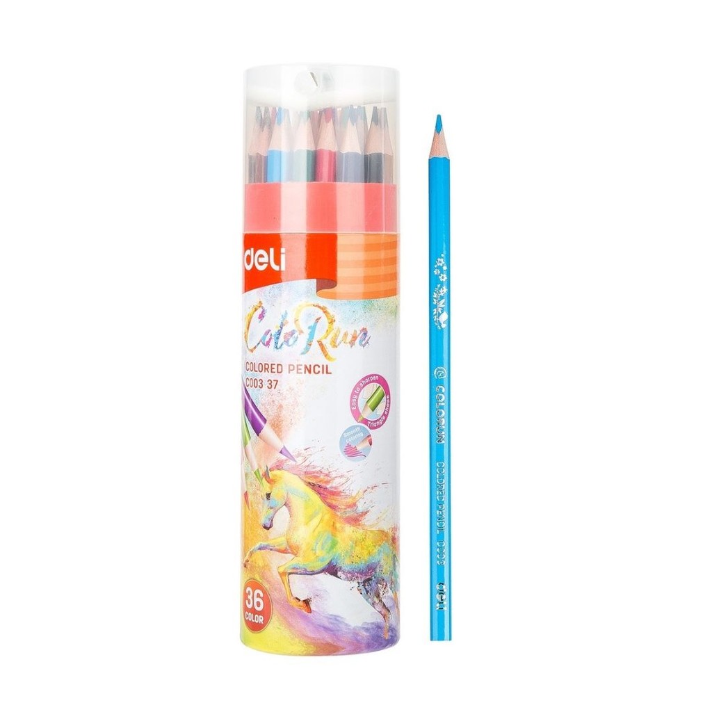 

Deli Pensil Warna 36 Warna dengan Rautan Pensil EC00337