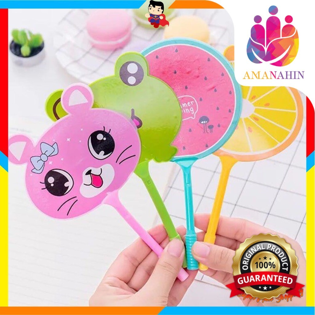 

SMS Pena Kipas Lucu Animal dan Buah Pulpen Kipas Karakter Alat Tulis Sekolah Pulpen Anak Import STK