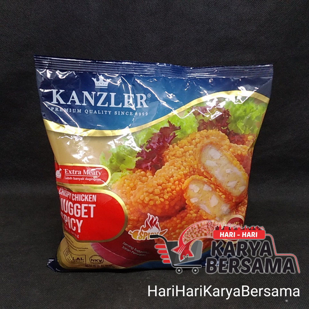 

MAKANAN BEKU KANZLER NUGGET CRISPY CHICKEN SPICY 450GR