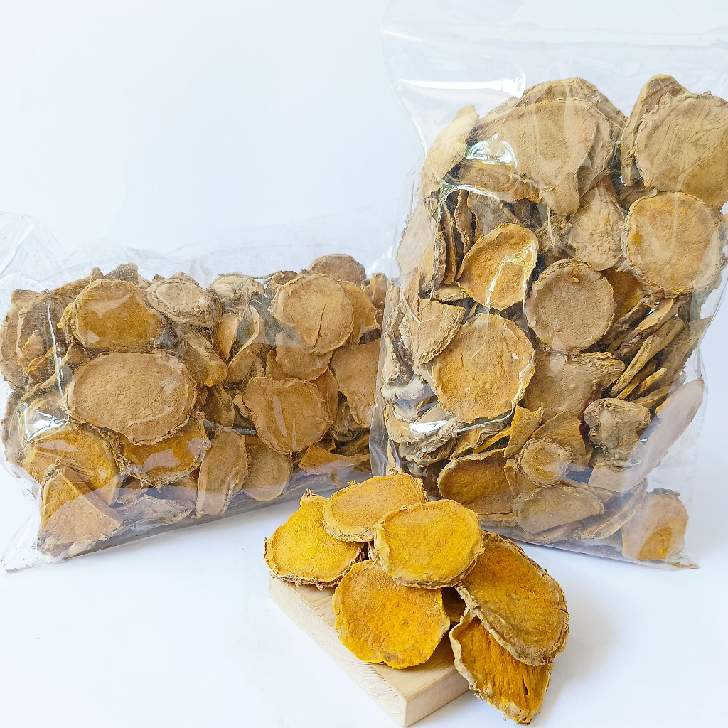 

TEMULAWAK KERING 1KG SUPER GRADE A Hasil Bumi Indonesia
