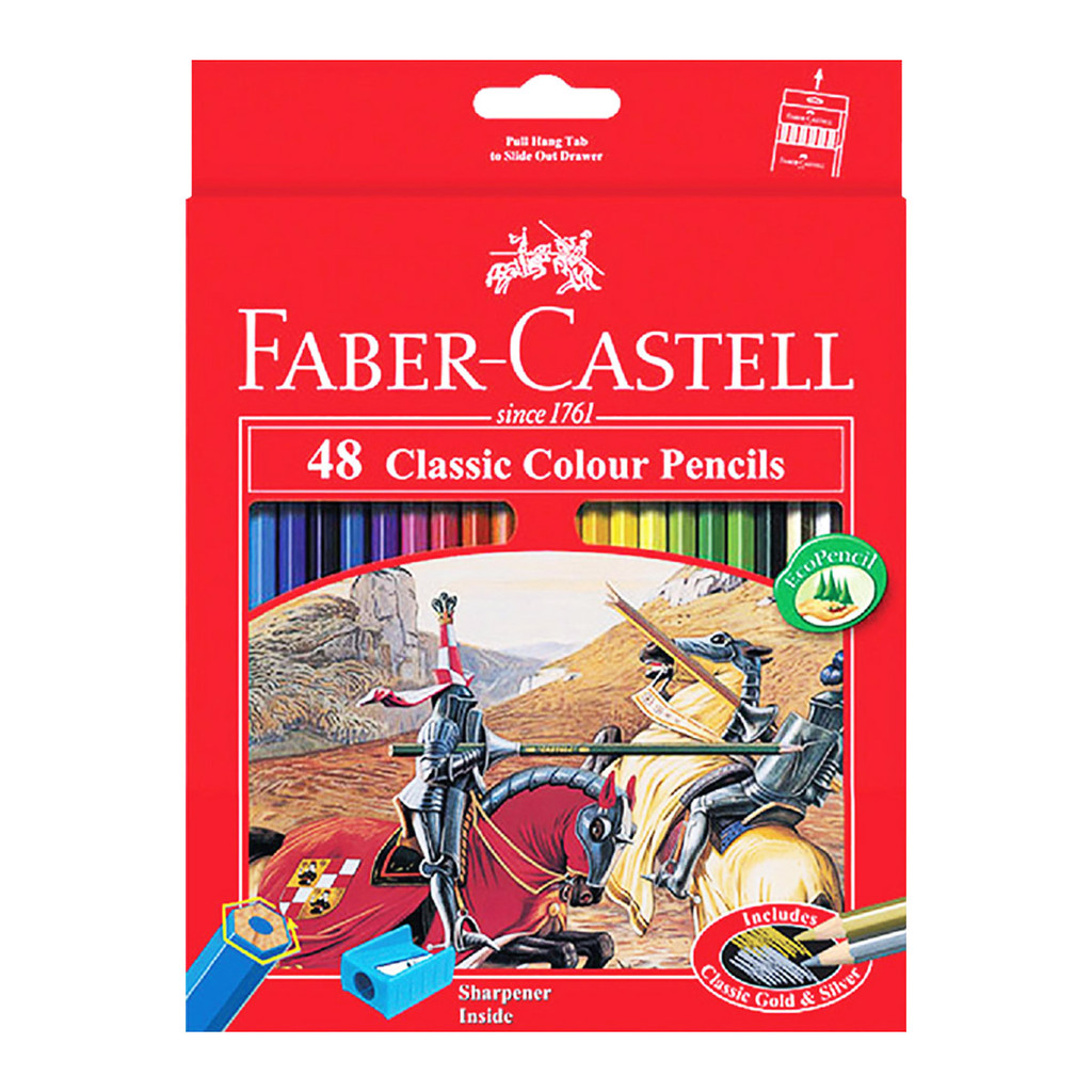 

Faber Castell Pensil Warna Classic 48 Warna Alat Gambar Melukis