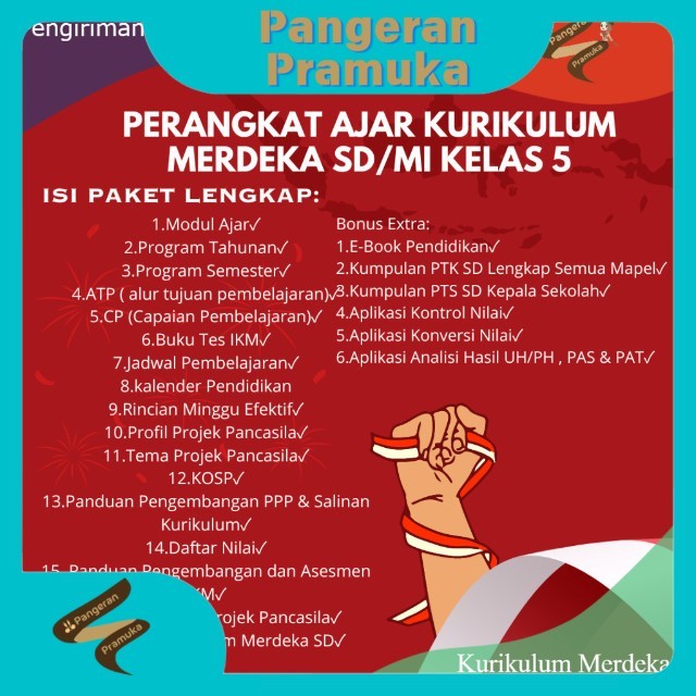 MODUL AJAR SD Kelas 5 KURIKULUM MERDEKA
