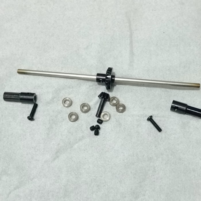 RC WPL upgred metal gardan belakang gir baja Wpl c14 c24 c43 c34 truck