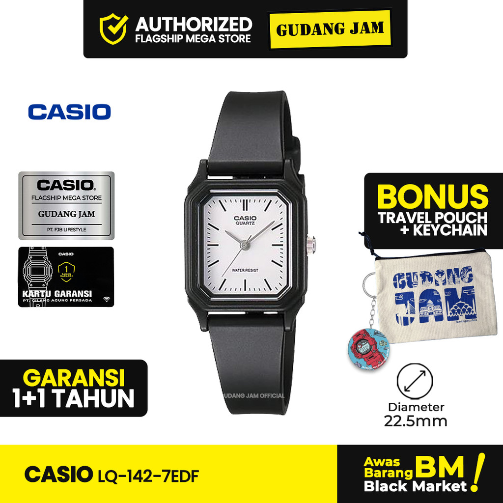 Jam Tangan Casio LQ-142-7EDF LQ-142-7E LQ-142 LQ142 LQ 142