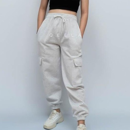 CELANA JOGGER CARGO PANJANG WANITA / cenala sweatpants cargo / celana jogger cargo wanita