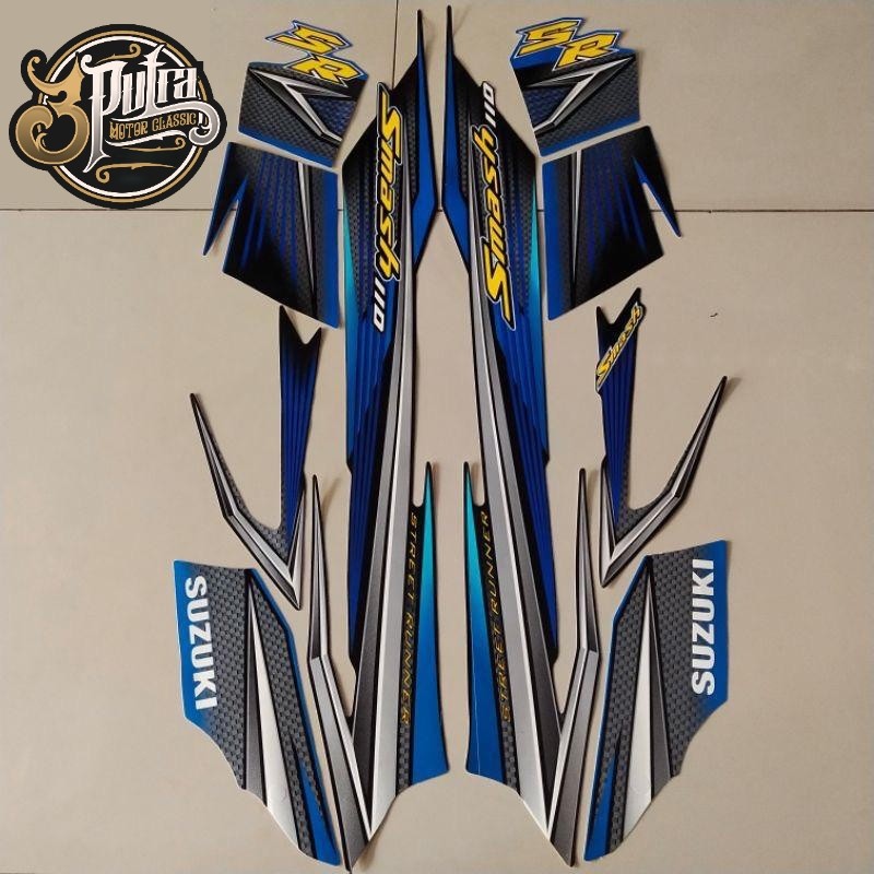 Striping Ori Suzuki Smash SR 110 2007 2008 - striping smash sr 2008 striping smash 2007 smash sp sma