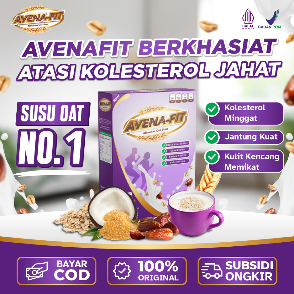 

Avena Fit 12.12 BIRTHDAY SALE!! 100% ORI Susu Mix Bahan Berkualitas Untuk Meredakan Kolesterol, Penyakit Jantung A