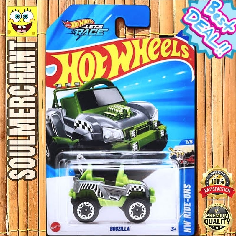 Hot Wheels Bogzilla Abu Hijau
