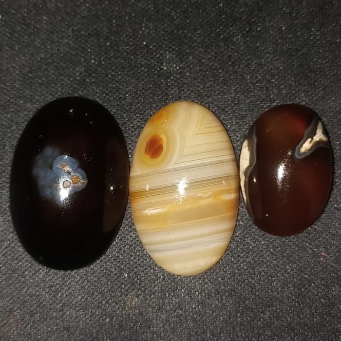 Paket Nomor 9 Natural Batu Akik Motif Gambar Unik Antik Bukan Cincin Perak Emas Bacan Pirus Kecubung