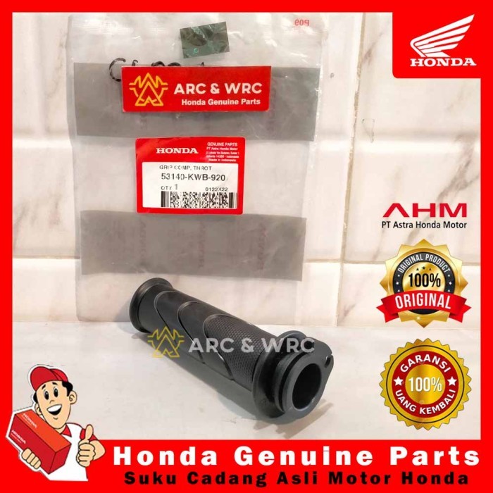 Handgrip Handfat Karet Grip Stang Honda Blade Karbu // 53140KWB920 berkualitas