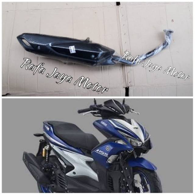 Knalpot Racing Bobokan Aerox 155 VVA Ngebass Plus Cover Knalpot