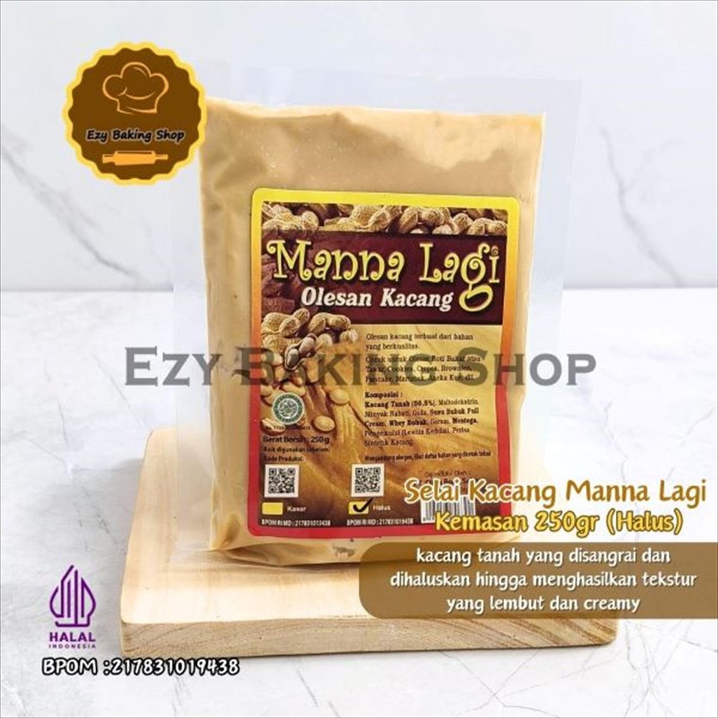 

Selai Kacang Halus Manalagi 250gr