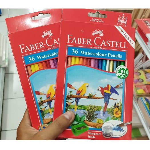 

PENSIL WARNA FABER-CASTELL WATER COLOR 36 WARNA L (114466) 123