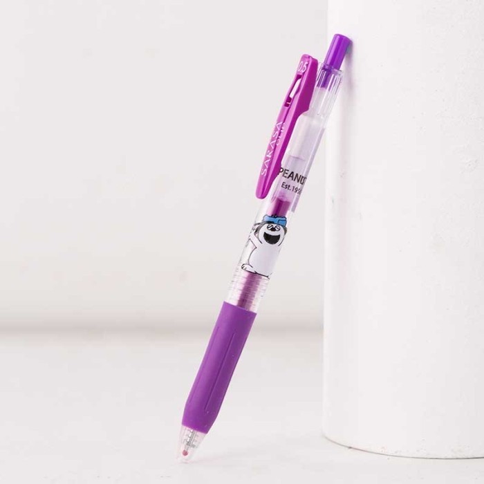 

[New Arrival]Promo Zebra Sarasa Peanuts Snoopy Gel Ink 0.5mm Pen Limited Edition - Purple