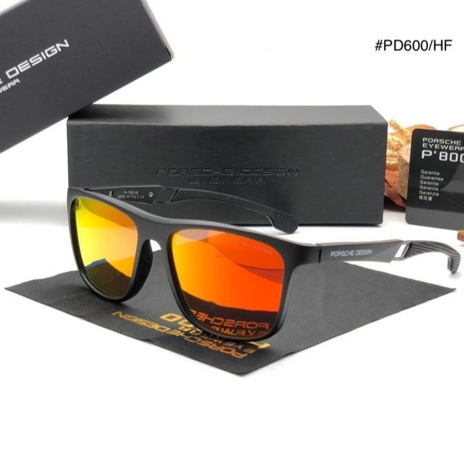 Zero - Kacamata PORSCHE DESIGN P600 Sunglass Polaroid Polarized Polaris - H MERAH FIRE Lensa Eyewear