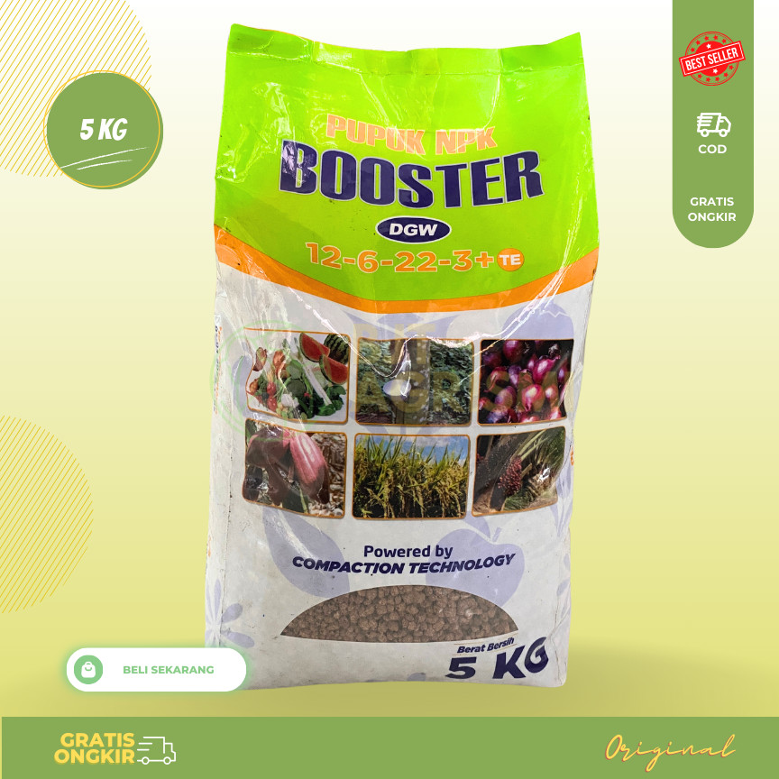 PUPUK NPK DGW BOOSTER 5kg 12 6 22 3 TE
