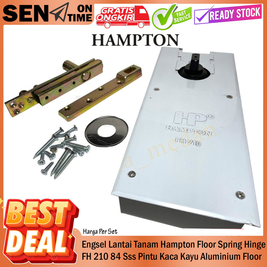 Hampton FH 210 84 Sss Floor Spring Hinge Engsel Lantai Tanam Stainless Stell Stanles Stenlis Besi Hp