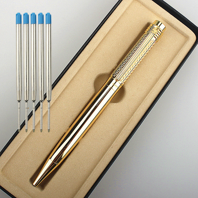 

Luxury School Stationery Signature Metal Ballpoint Pen School Office Supplies Roller Ball Pen