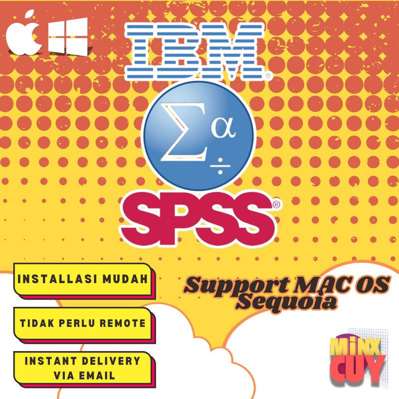 (MAC & WIN) SPSS 29 & 30 AKTIF TERMURAH BERGARANSI