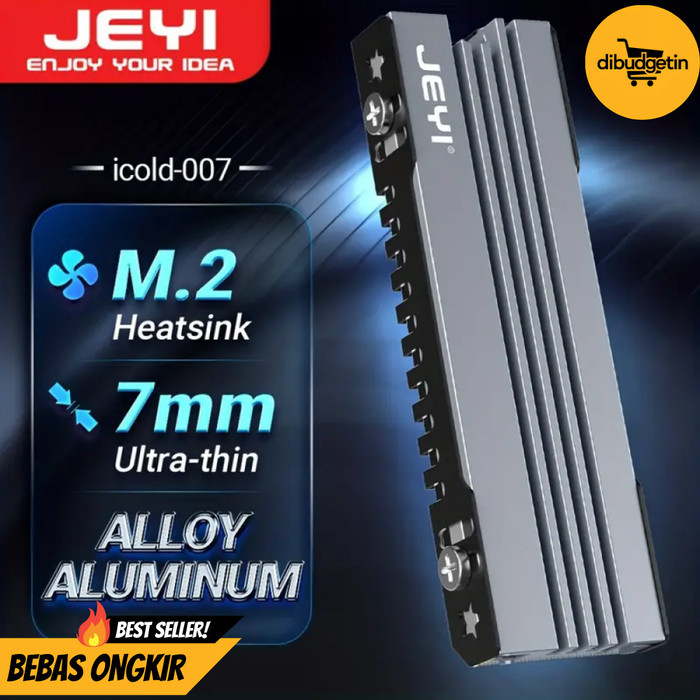 JEYI Heatsink NVMe SSD M.2 Pendingin Aluminium Alloy - JY366